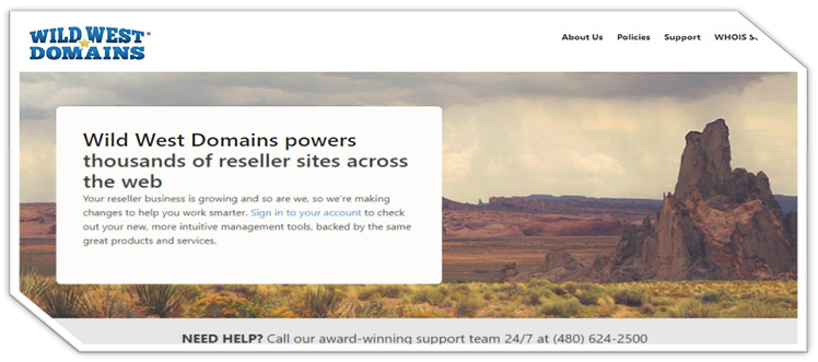 Wild West Domains Powers Thousands Of Reseller Sites Across The Web