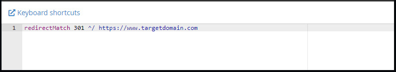 Sending All Traffic from Purchased or Expired Domain to Different Website