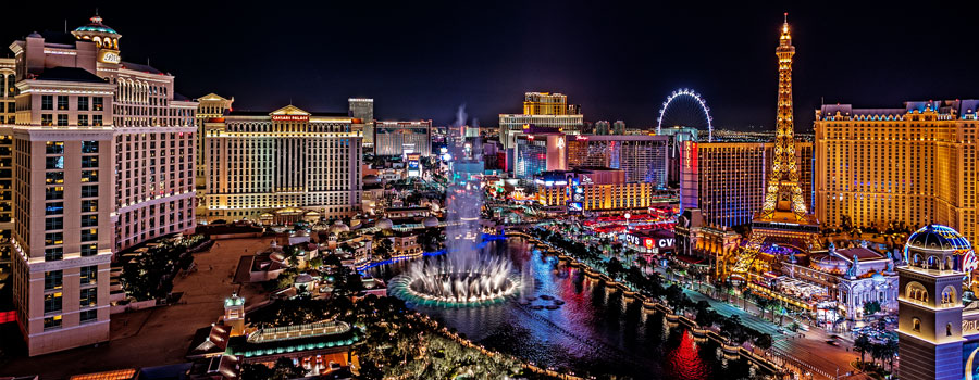 VEGAS.com is a destination-specific online travel agency founded in 1998 and headquartered in Las Vegas, Nevada. File photo: Randy Andy, Shutter Stock, licensed.