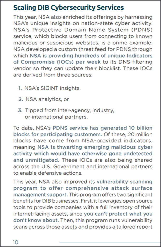 2023 NSA CYBERSECURITY { Year In Review }