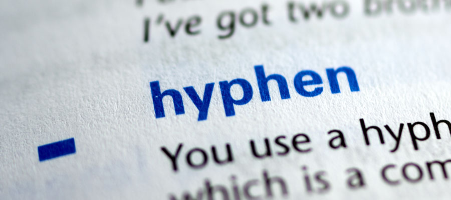 hyphens