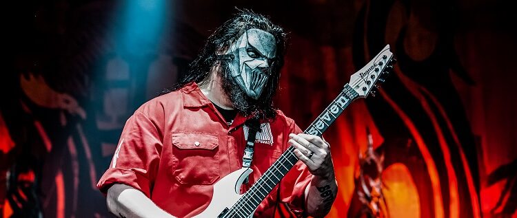 MOSCOW, RUSSIA - JUNE 29, 2011: American heavy-metal band Slipknot performing at Olimpiyski stadium, Moscow during Memorial World Tour