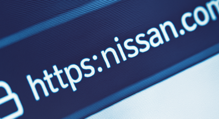 nissan in the address bar cleaned old text out