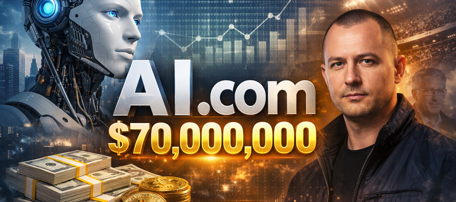 AI.com and the $70 Million Domain Sale That Redefines the Market