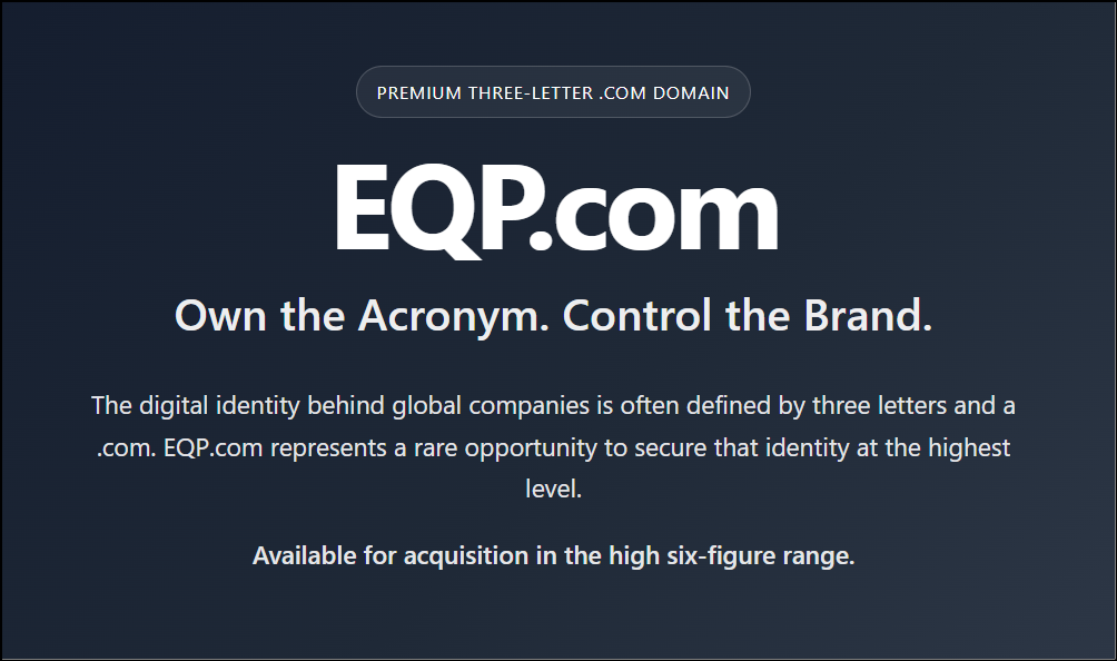 Own the Acronym. Control the Brand.
