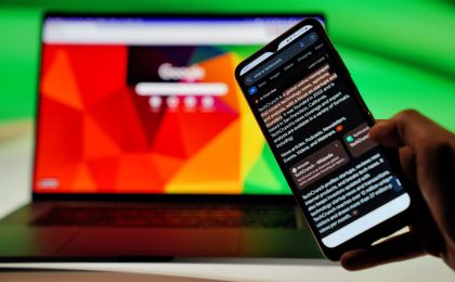 A smartphone displays an AI-generated answer in a search results page, illustrating how businesses are beginning to track what AI tools say about their brands and competitors. That monitoring can help guide efforts to improve their chances of being cited or recommended. Photo: DIA TV.