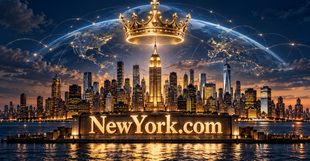 If you can make it in New York, you can make it anywhere. But what if you own the name - NewYork.com? The domain gives you the leverage. The vision, passion, and execution are still up to you.